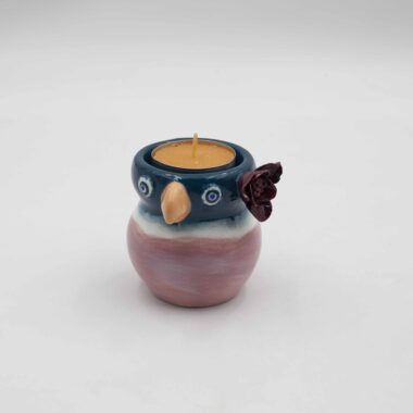 Κεραμικό τουκάν θήκη για ρεσώ, διακοσμητικό κηροπήγιο με τροπικό σχέδιο, ιδανικό για ατμοσφαιρικό φωτισμό και ιδιαίτερη διακόσμηση χώρου Ceramic toucan tealight holder, decorative candle holder with tropical design, unique home decor accessory for cozy lighting