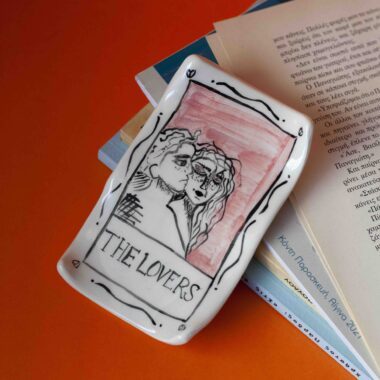 Ceramic Lovers Tarot Dish  - Mugaki