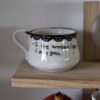 handmade ceramic mug for the day of woman dedicated to the woman you are. χειροποίητη κεραμική κούπα φτιαγμένη για τη μέρα της γυναίκας.