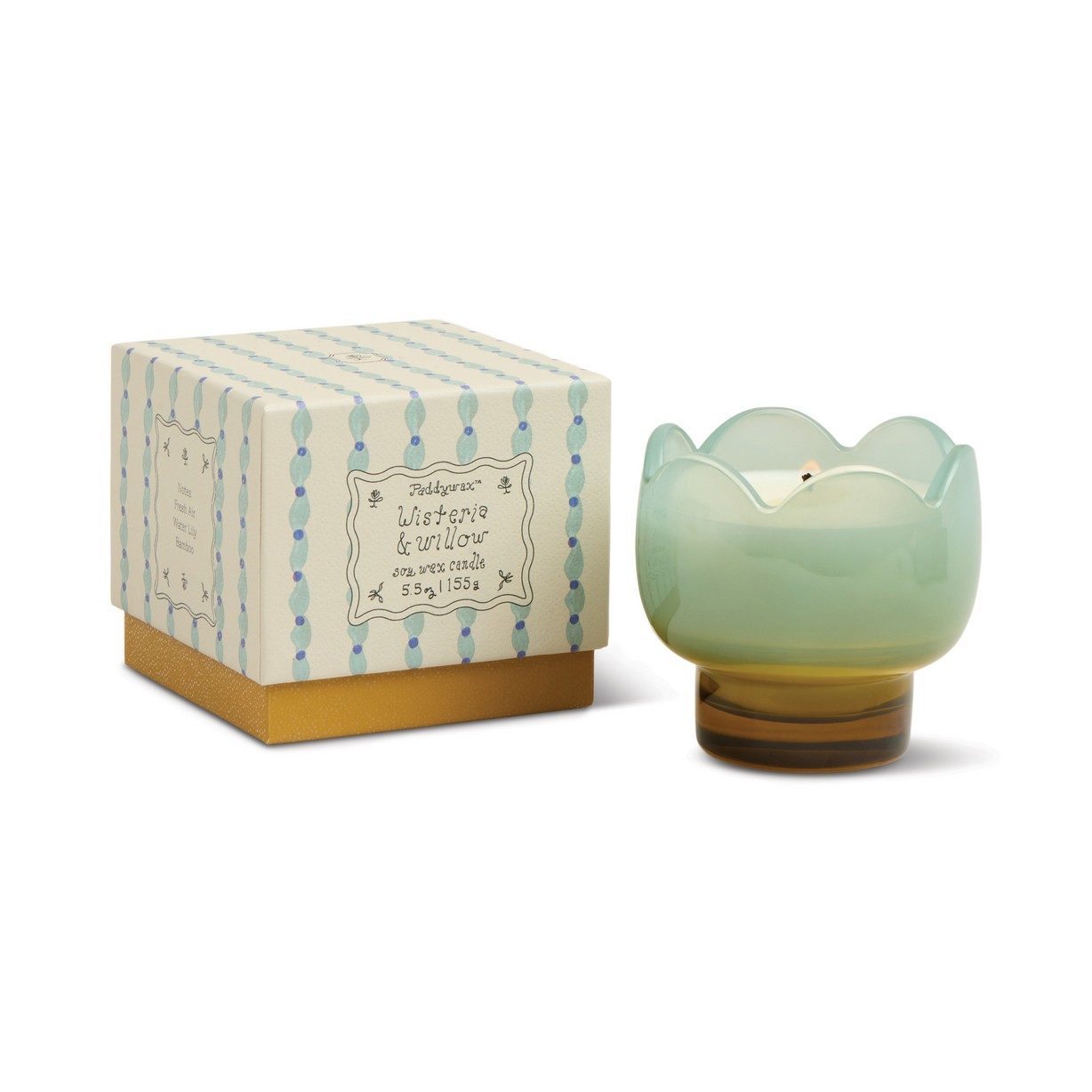 Tulip Glass Wisteria and Willow Candle - Paddywax - Image 6