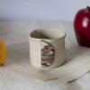 sculptural mug, abstract mug, art mug, ceramic art, handmade mug, modern mug, unique mug, conceptual art, gallery mug, artistic mug, statement piece, pottery art, κεραμική κούπα, μοντέρνα τέχνη, γλυπτό