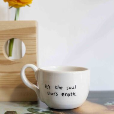 quote mug, aesthetic mug, minimal mug, poetic mug, handmade mug, ceramic mug, small mug, art mug, unique mug, statement mug, gift idea, modern mug, κεραμικη κουπα, quote, καλλιτεχνικο