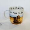 porcelain mug with dogs watching at the sea. from the alex clark collection. πορσελάνινη κούπα με σκύλους που κοιτάνε τη θάλασσα. από τη συλλογή του Άλεξ Κλαρκ.