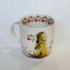 beautiful porcelain mug with golden retriever starring at the sea. πανέμορφη κούπα με σκύλο που κοιτάει τη θάλασσα.
