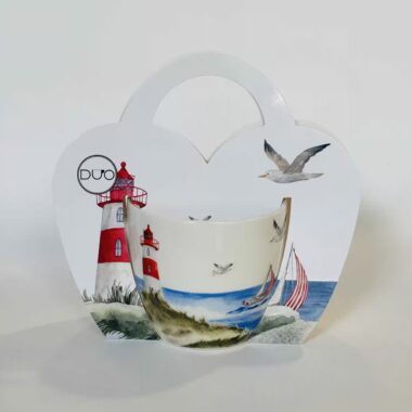 Island Landscape Mug with seagulls