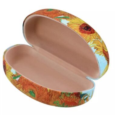 Glasses case with Vincent van Gogh Sunflowers artwork – CARMANI