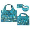 Shoulder bag with Vincent van Gogh Almond Tree artwork . Τσάντα ώμου με το έργο του Vincent van Gogh «Αμυγδαλιά» – CARMANI