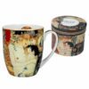 Porcelain Camio mug 400 ml decorated with Gustav Klimt Motherhood artwork – CARMANI