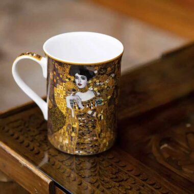 Gustav Klimt Adela mug, CARMANI Classic New mug, art mug Klimt, Gustav Klimt coffee mug