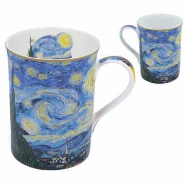 Classic New mug decorated with Vincent van Gogh The Starry Night artwork – CARMANI