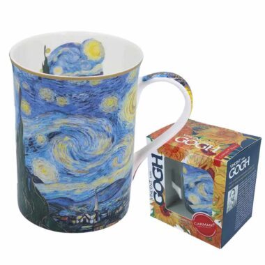 Κλασική κούπα διακοσμημένη με το έργο Vincent van Gogh Έναστρη Νύχτα – CARMANI