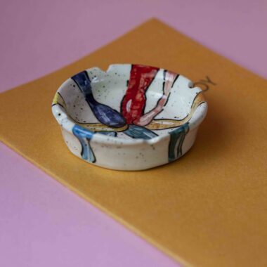 Alternative view of Handmade Ceramic Balloon Ashtray - Mugaki