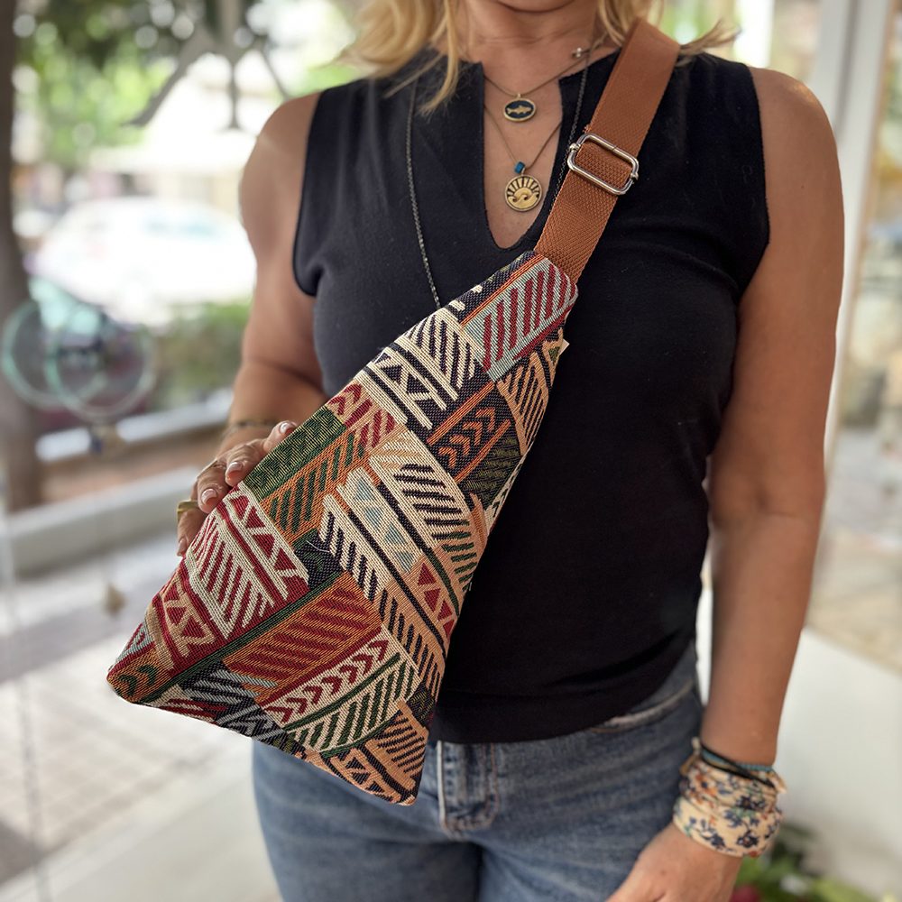 Ηandmade Tribal Shoulder Bag - Panino - Image 2