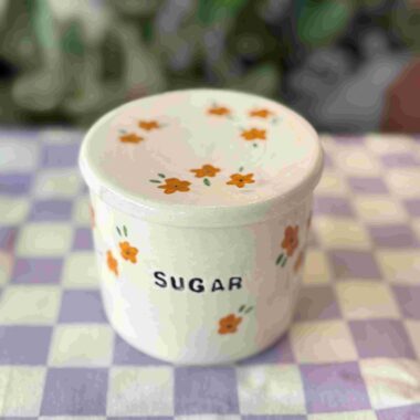 Alternative view of Ceramic Floral Sugar Box - Mugaki
