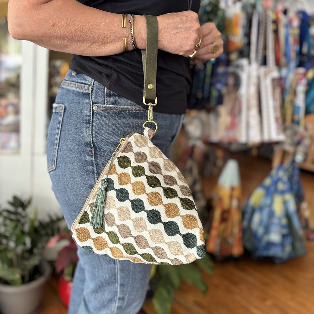 Ηandmade Colorful Triangle Bag - Panino - Image 2