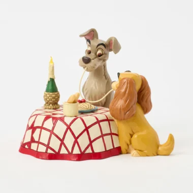 Jim Shore Disney Traditions Lady και Tramp – Dinner for Two διακοσμητικό LED