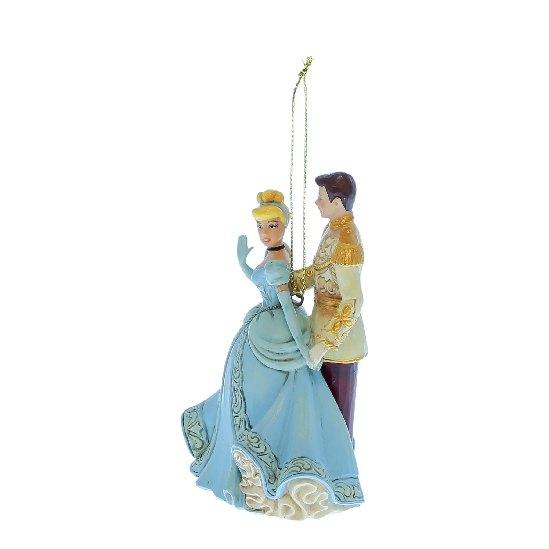 Cinderella & Prince Hanging Ornament by Jim Shore - Disney Traditions - Image 3