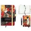 CARMANI A6 notebook, Gustav Klimt notebook, Klimt art stationery, A6 art notebook, decorative notebook, art-inspired stationery, gift for art lovers.