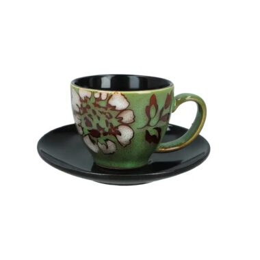 tea set, green tea set, kettle with cups and saucers, 900 ml teapot, tea serving set for four, tea set gift, elegant tea accessories
