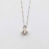dice necklace sterling silver925, ασημένιο κολιε 925 ζάρι, ζαρι χειροποιητο κολιέ ασημι